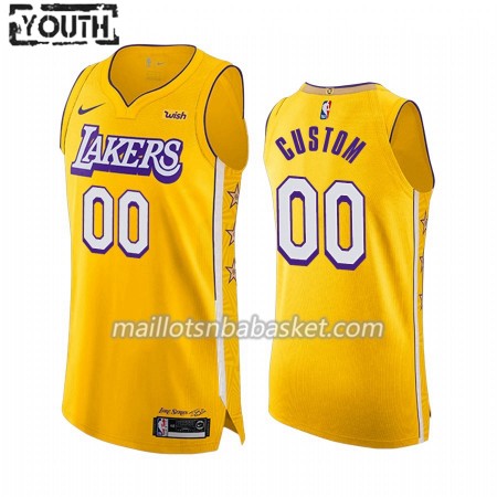 Maillot Enfant Los Angeles Lakers Personnalisable 2019-20 Nike City Edition Swingman